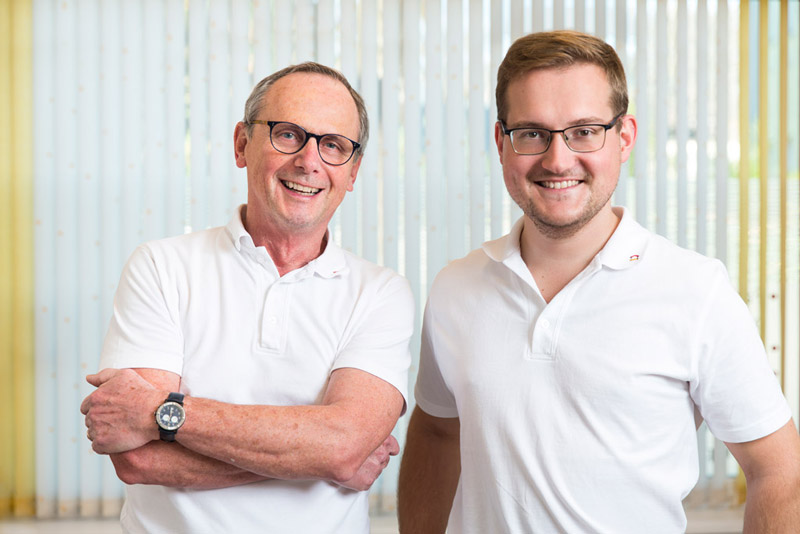 Dr. Wolfgang Klapsch und Dr. Matthias Bartl